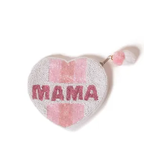 LA CHIC DESIGNS | Mama Beaded Coin Pouch