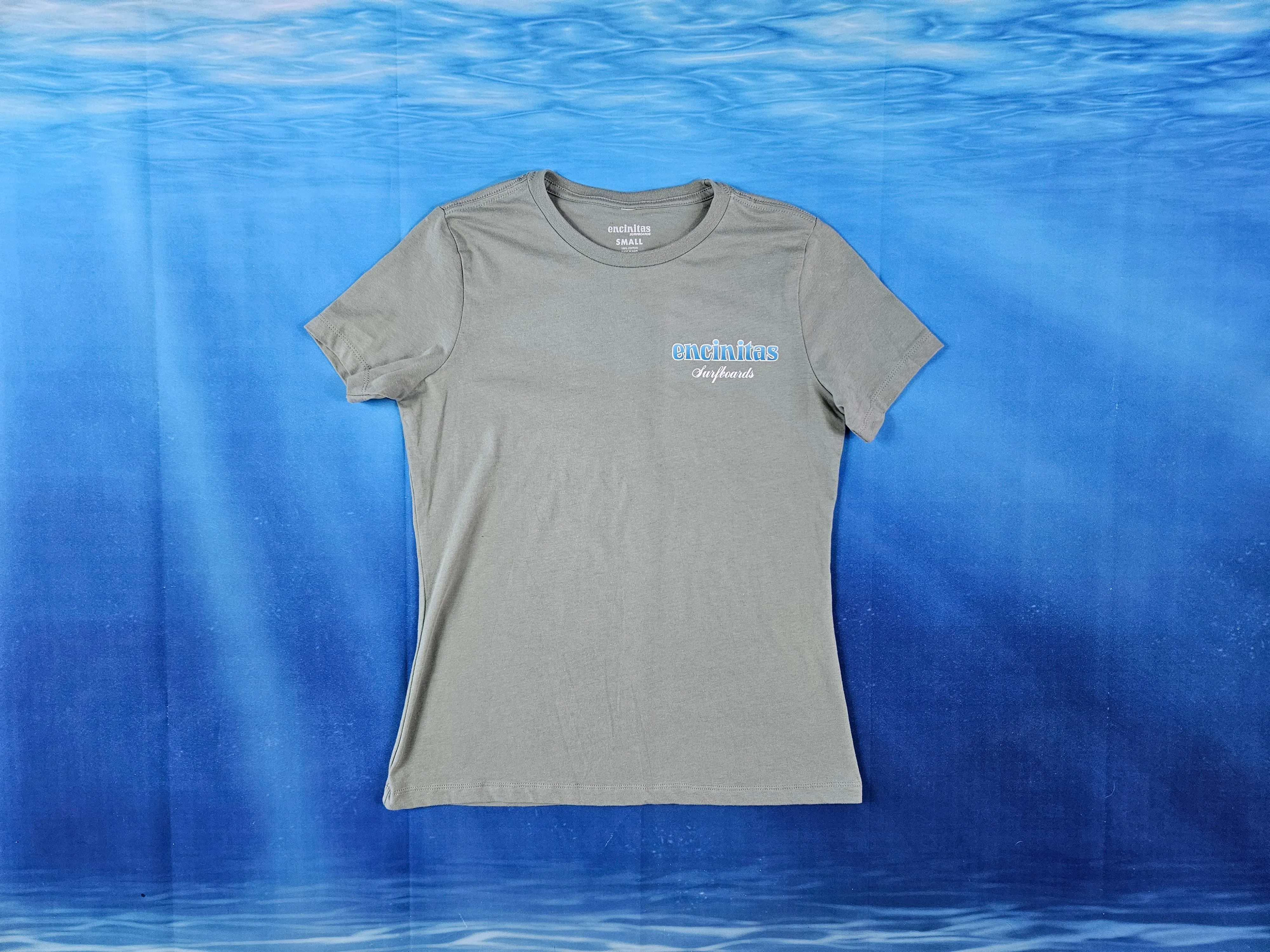 Ladies Relaxed Blue Fade Icon Tee