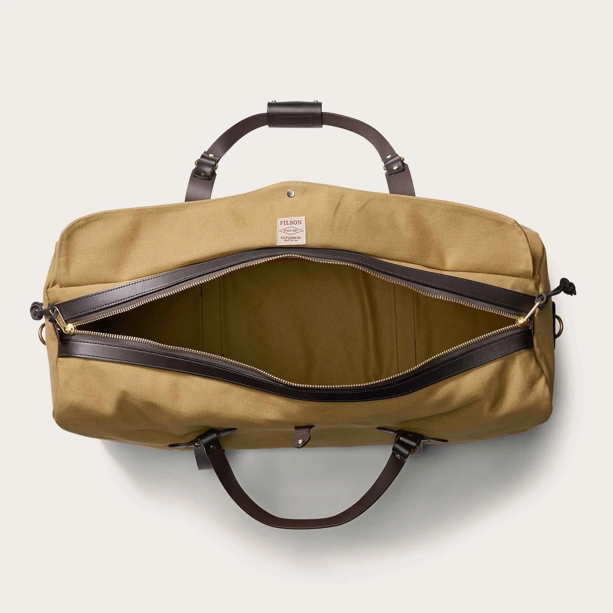 LARGE RUGGED TWILL DUFFLE BAG