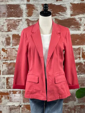 Liverpool Fitted Blazer in Berry Blossom