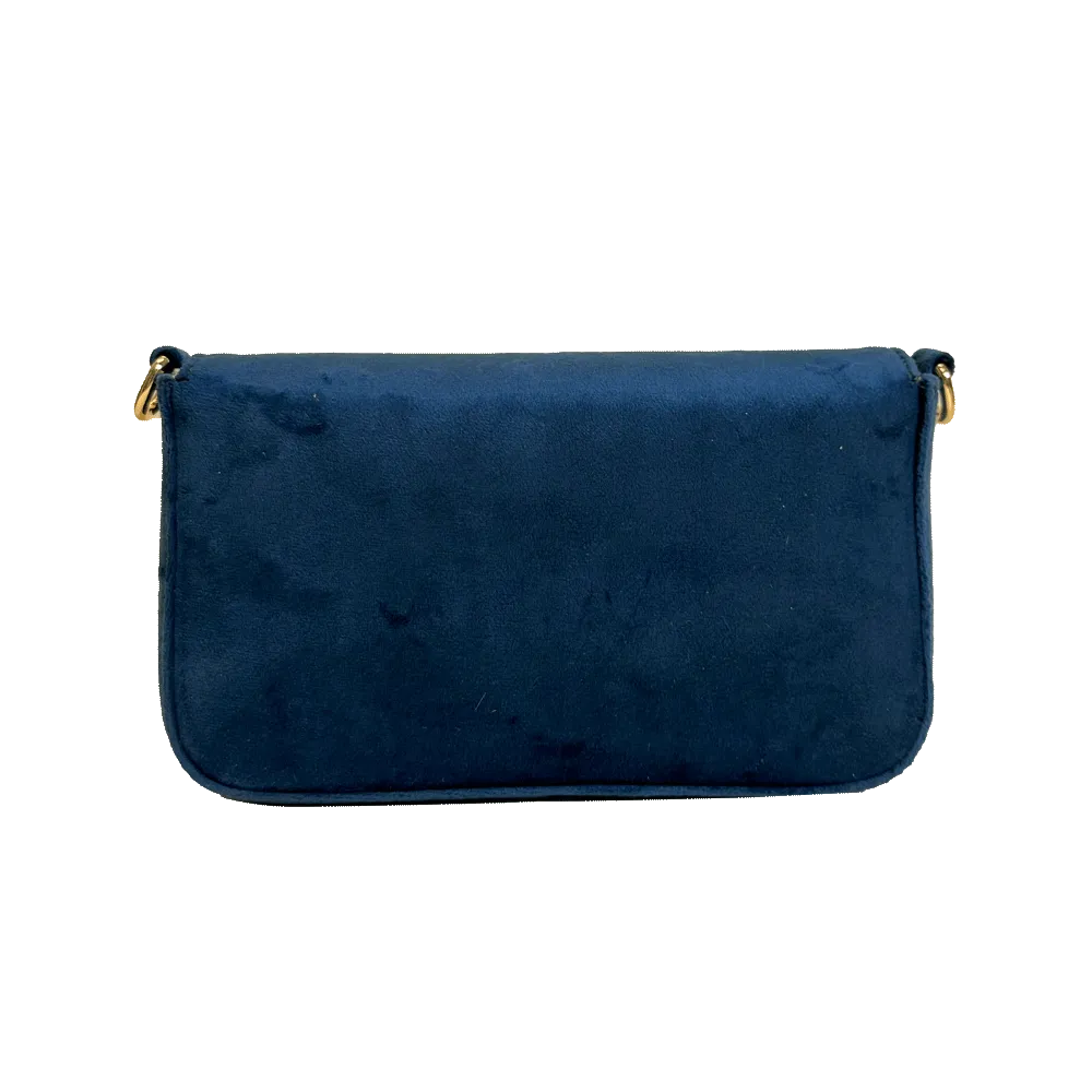 Louise Velvet Flap Bag