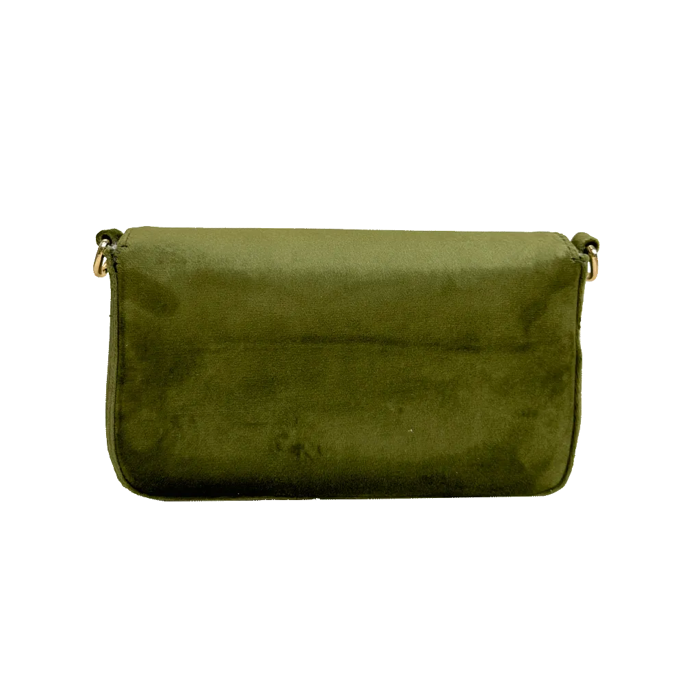 Louise Velvet Flap Bag