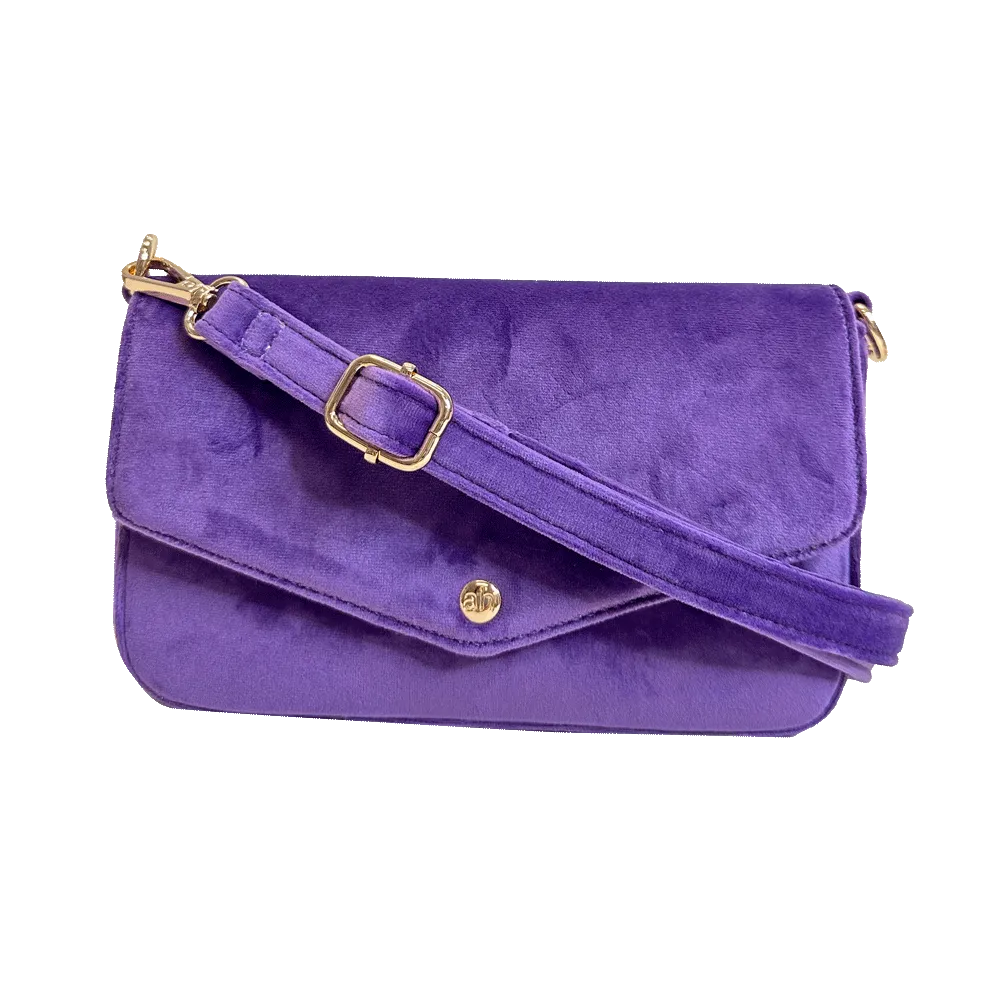 Louise Velvet Flap Bag