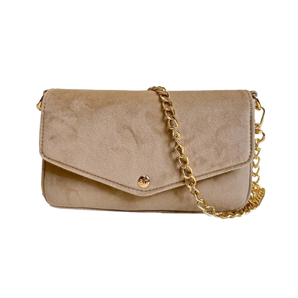 Louise Velvet Flap Bag