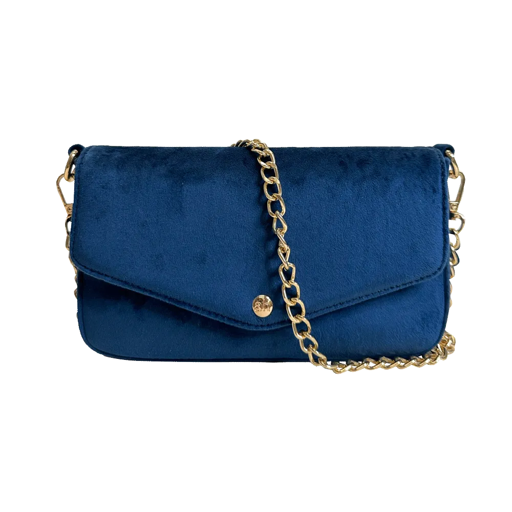 Louise Velvet Flap Bag