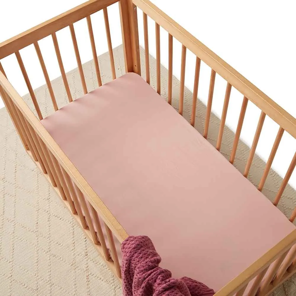 Lullaby Pink I Fitted Cot Sheet