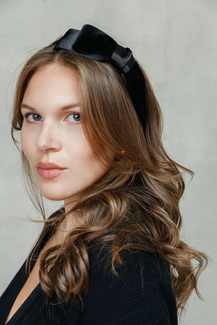 LUXE VELVET BOW HAIRBAND