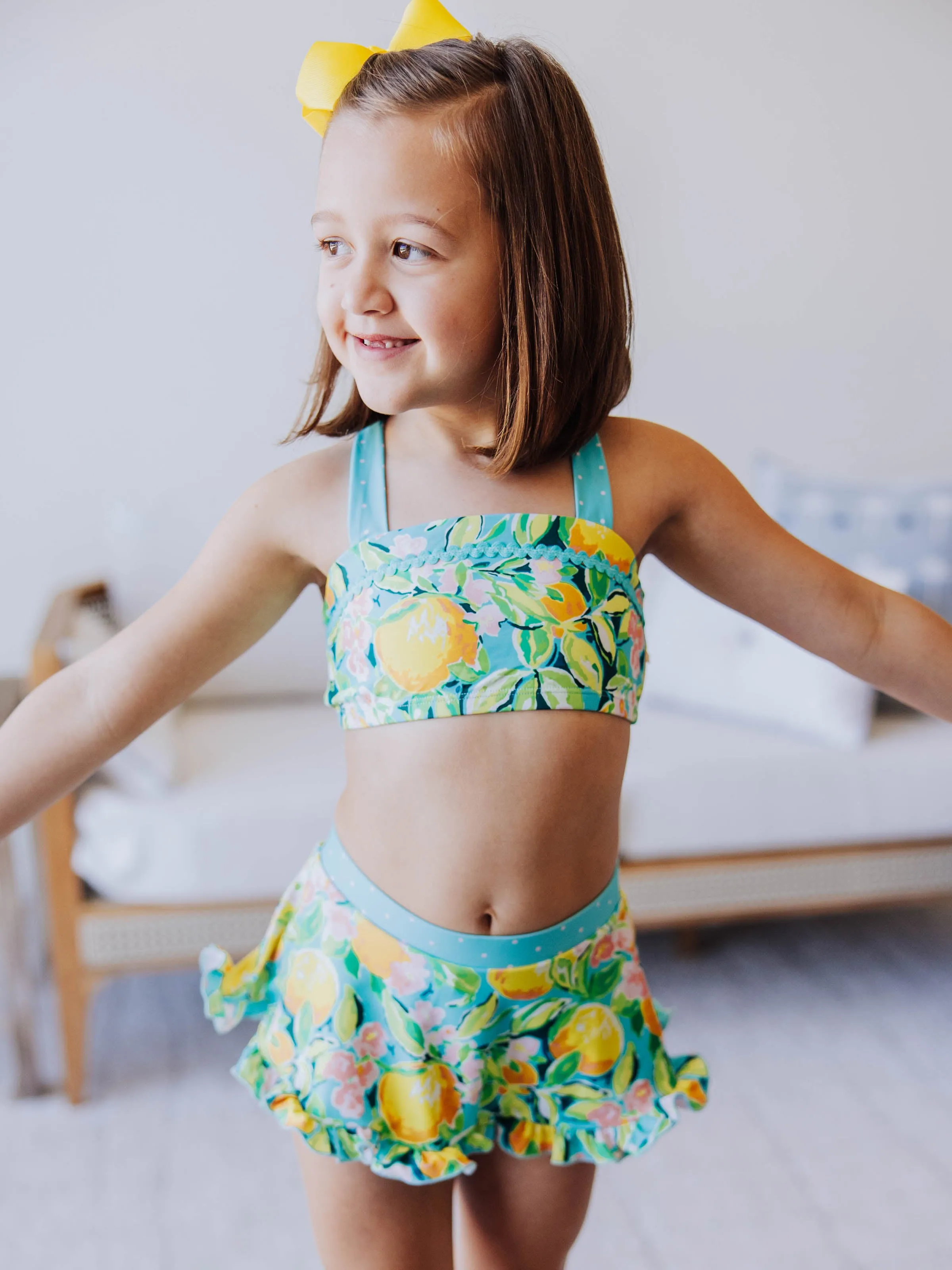 Marlow Tankini - Bright Lemon Floral