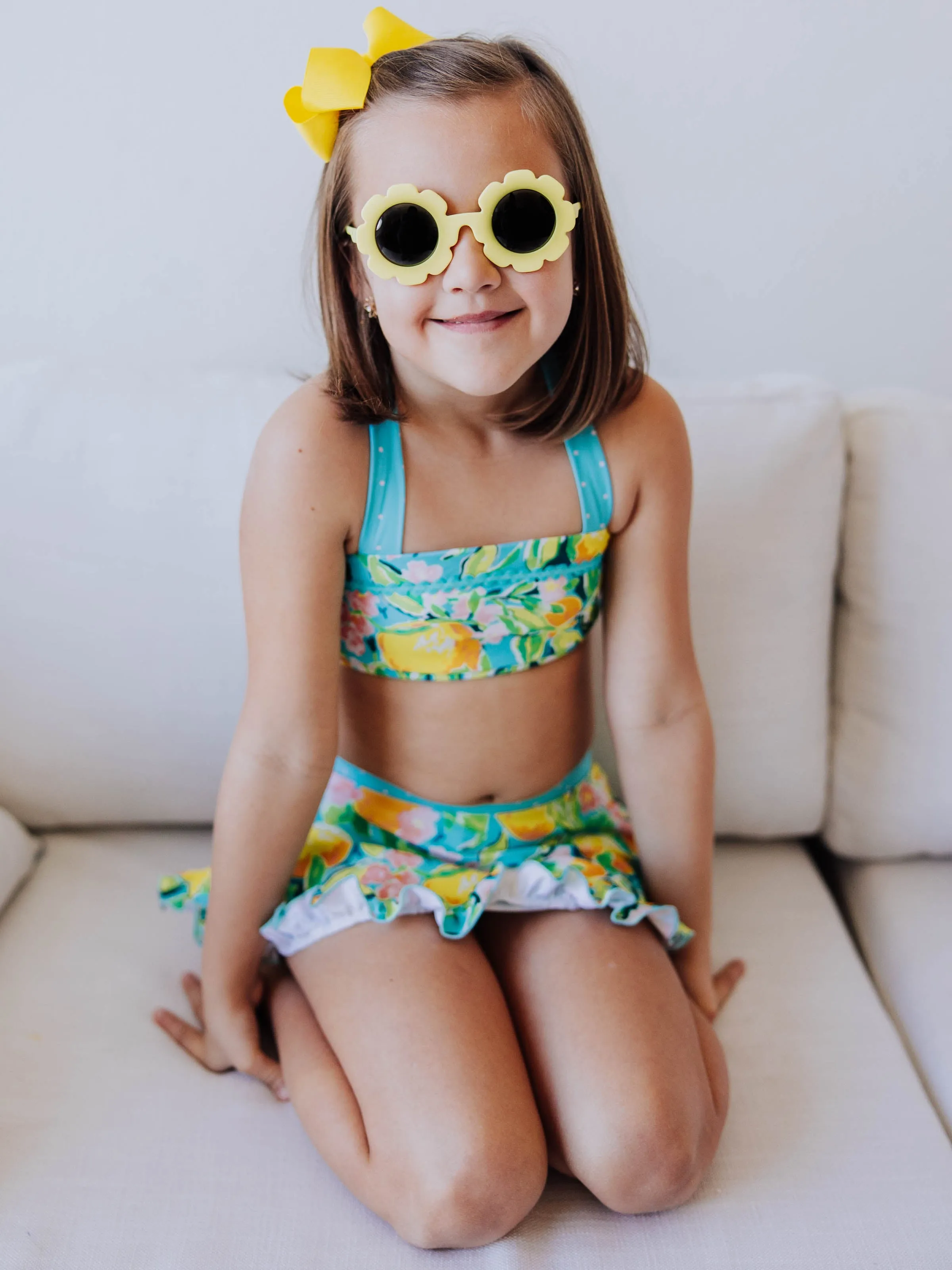 Marlow Tankini - Bright Lemon Floral