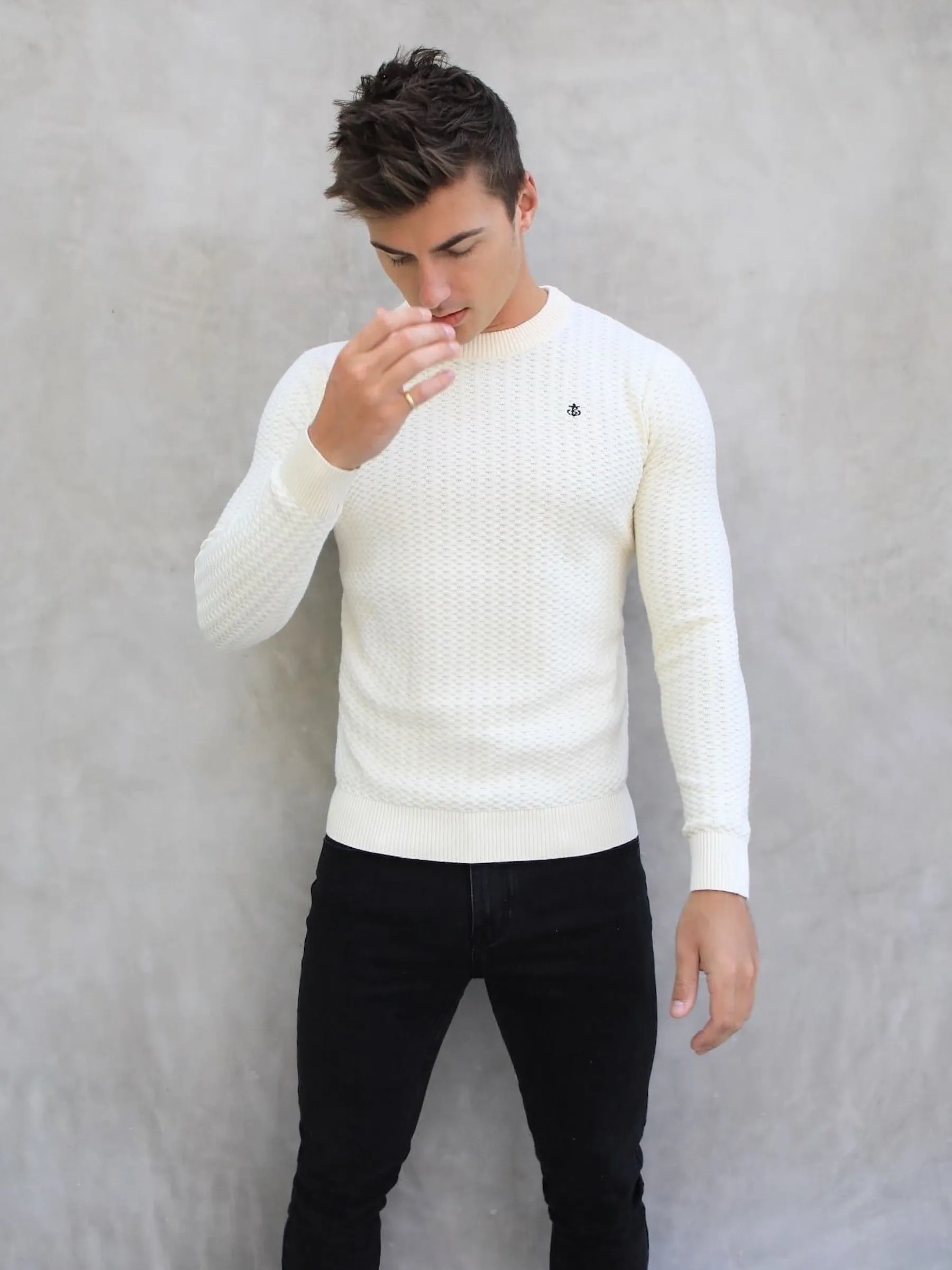 Moreno Relaxed Jumper - Cream