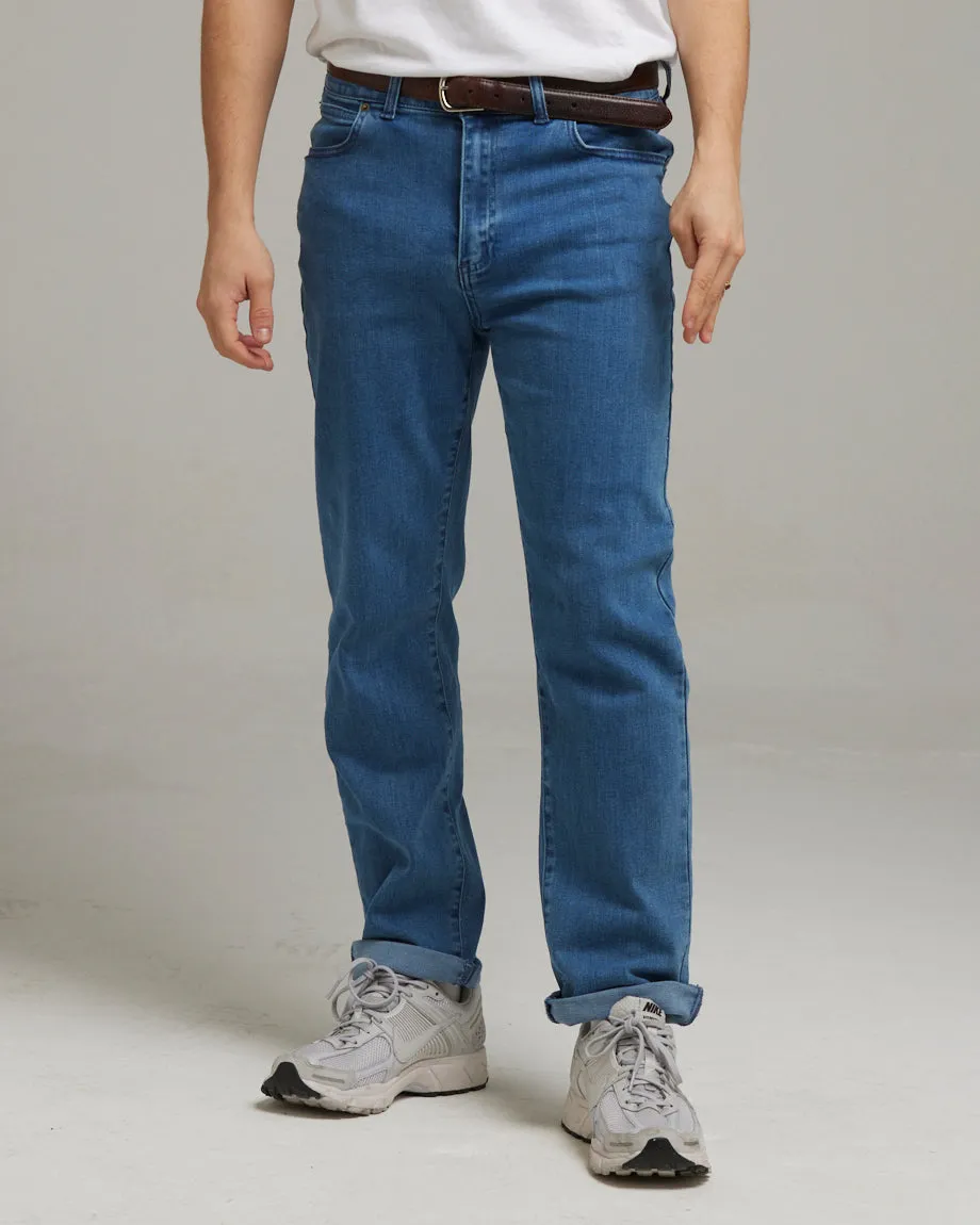 OAKWOOD MEN'S RELAXED FIT JEANS | STONEWASH