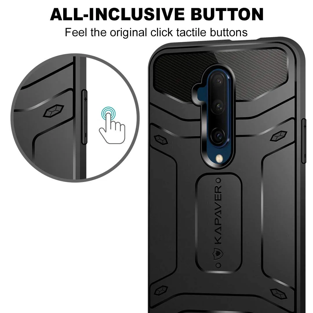 OnePlus 7 Pro Back Cover Case | Rugged - Black