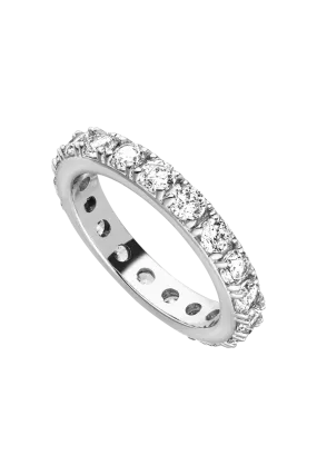 Pavé Ring Bold Silver