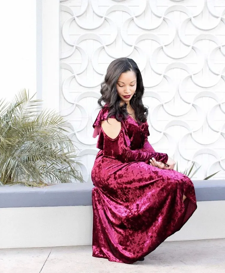 Queening Velvet Dress