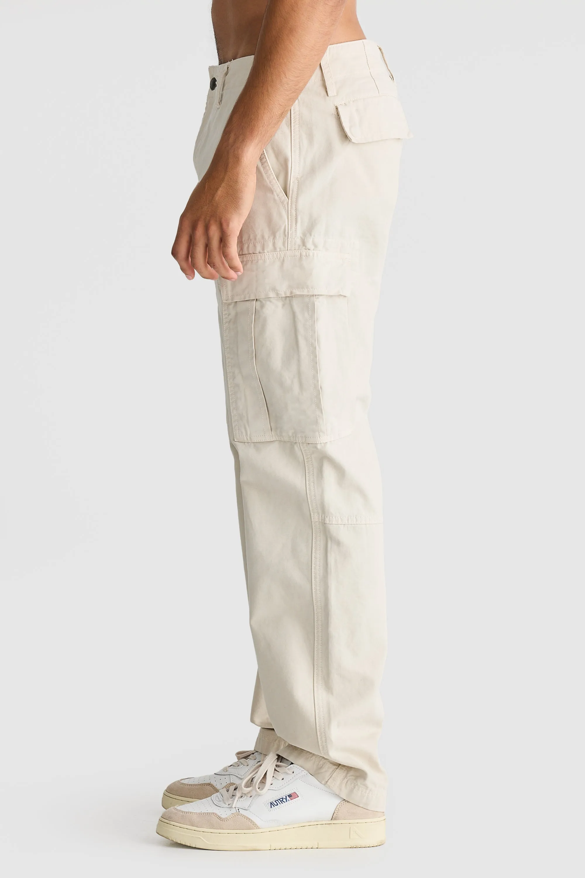 Relaxed Cargo Pants Stone