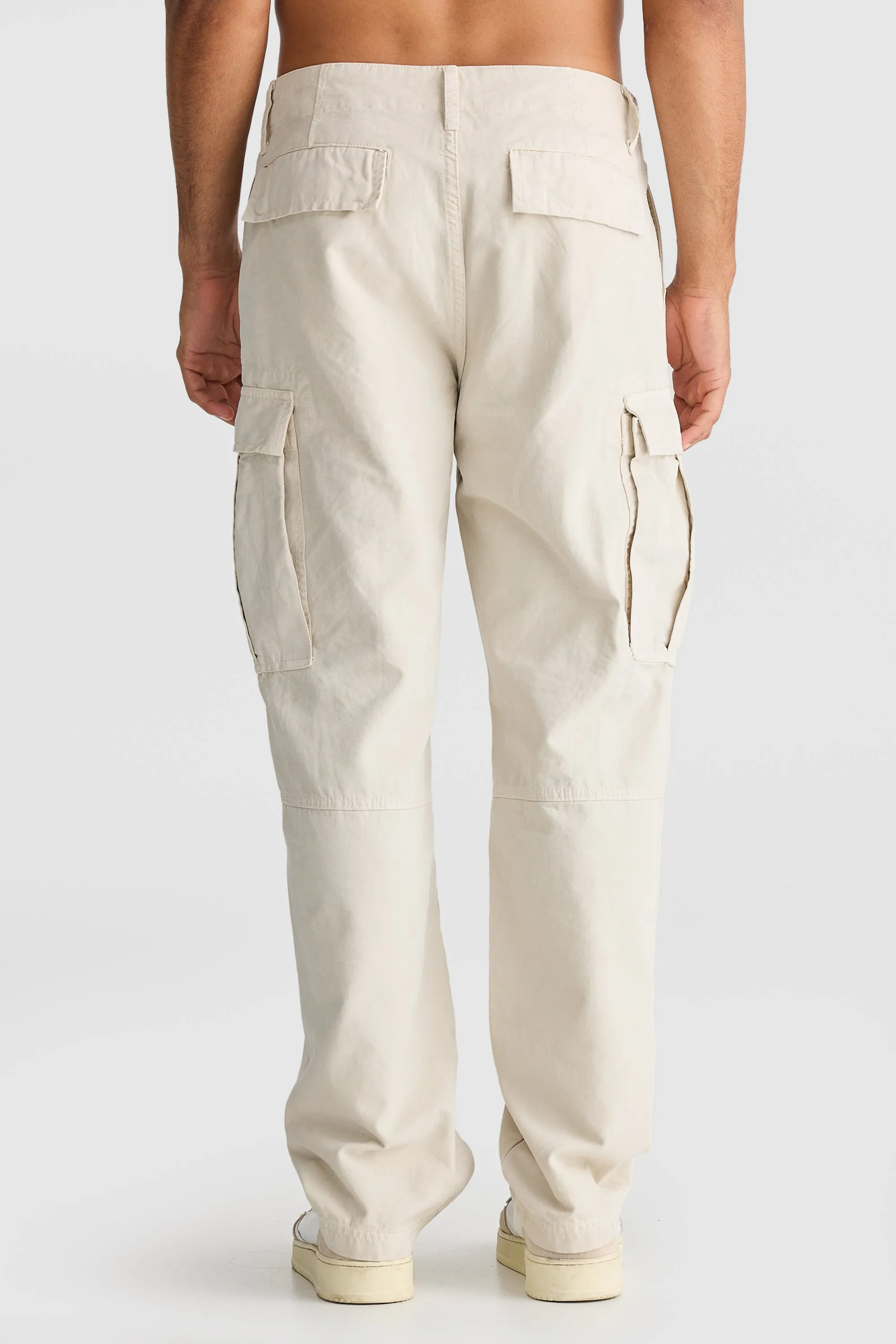 Relaxed Cargo Pants Stone