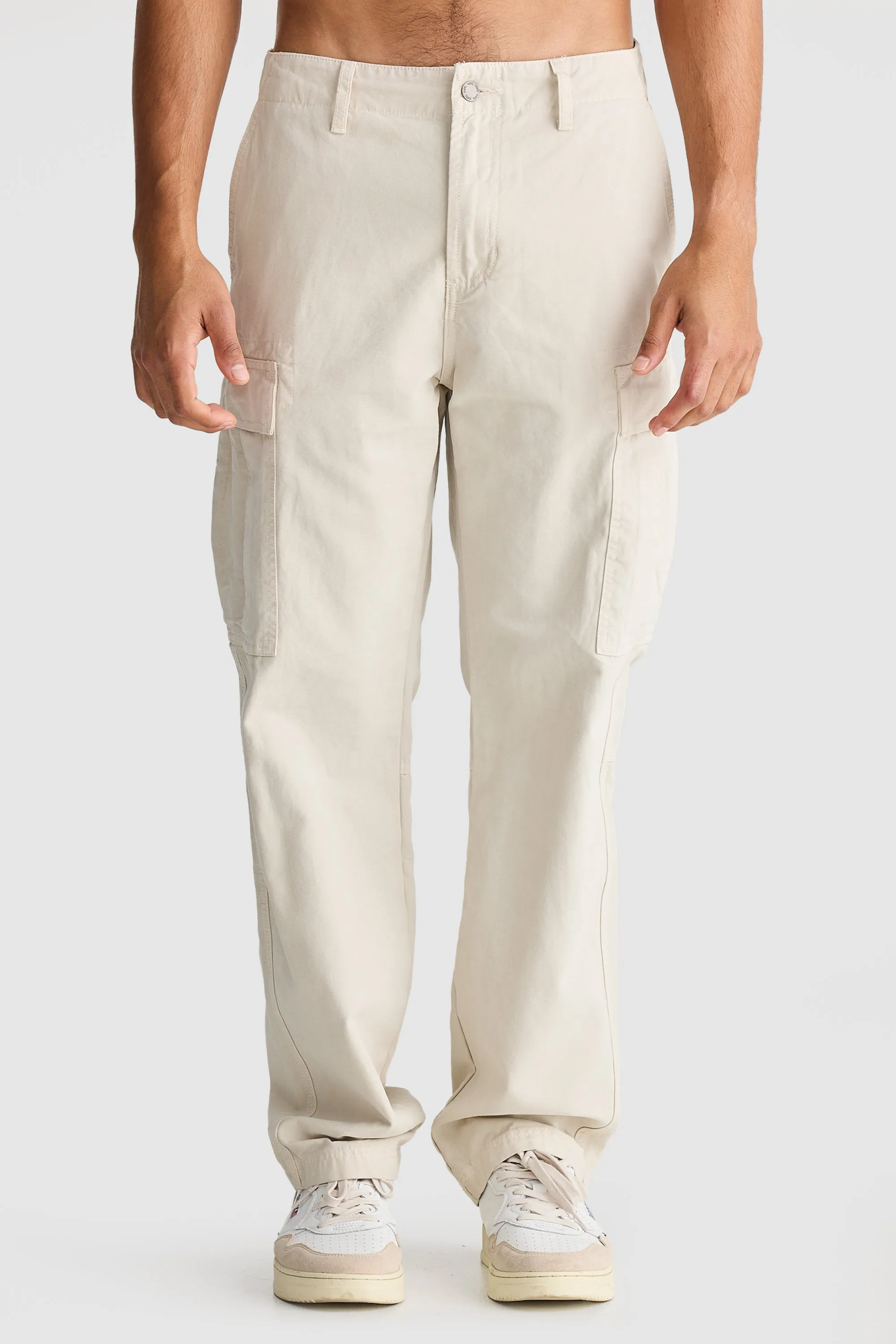 Relaxed Cargo Pants Stone