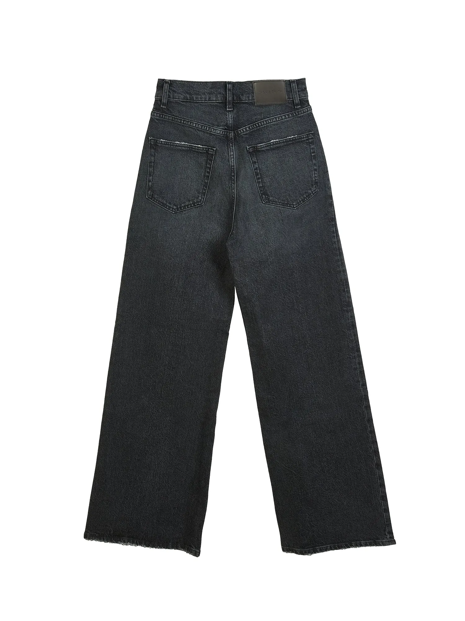 Relaxed high-rise wide-leg jeans