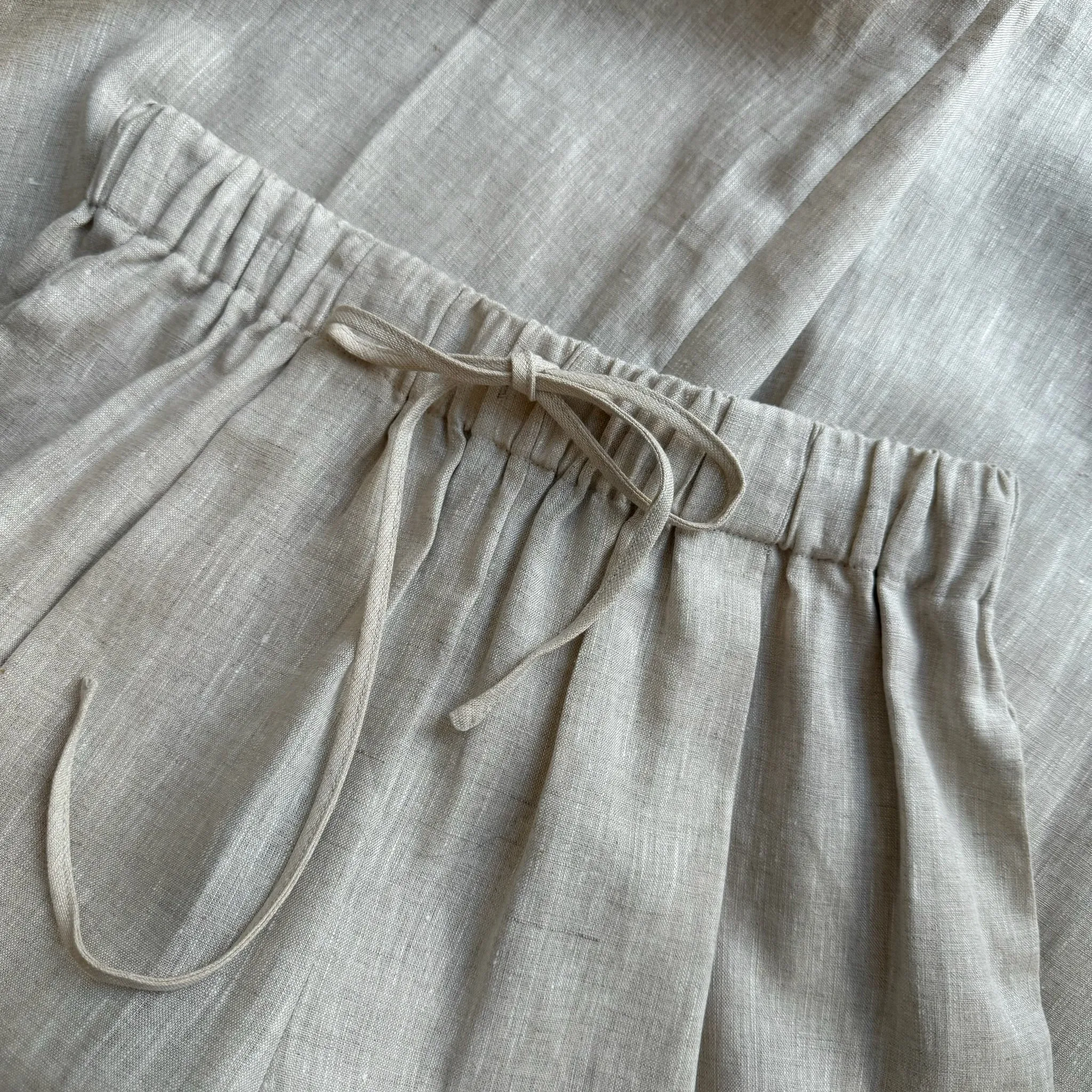 RELAXED Linen Wide Leg Pants