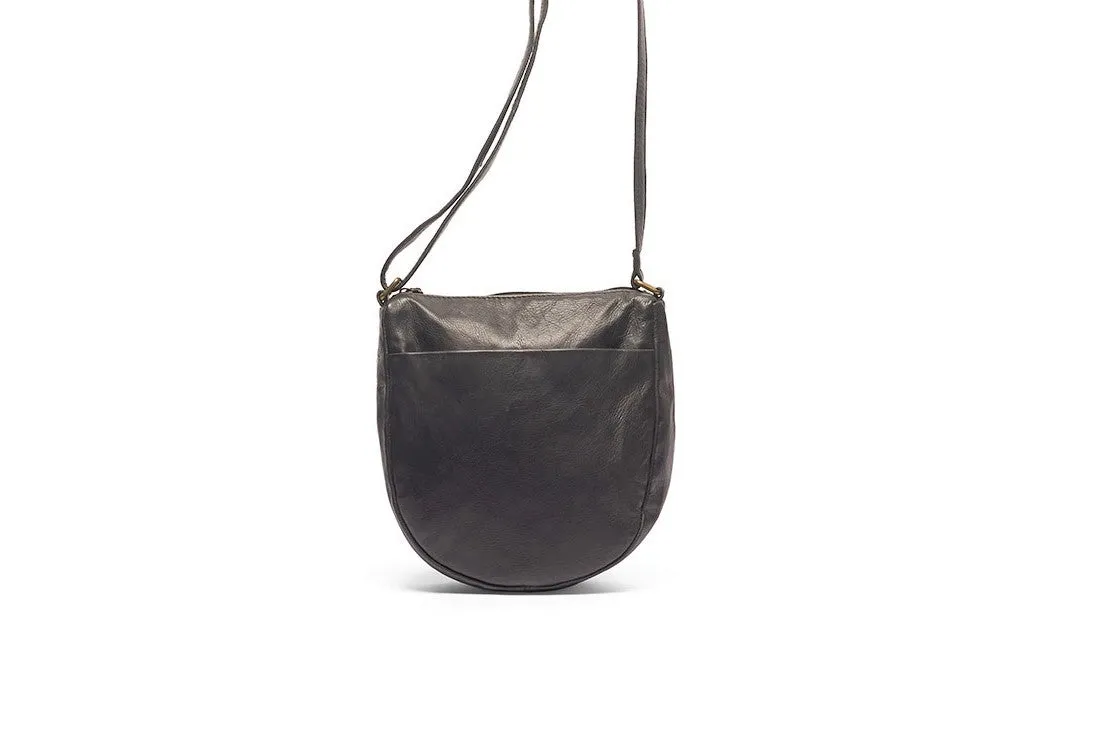 Rugged Hide Patty Leather Cross Body Bag