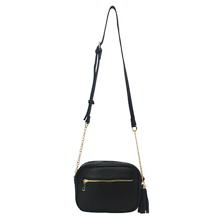 SALE! Black Chic Faux Leather NGIL Crossbody Bag