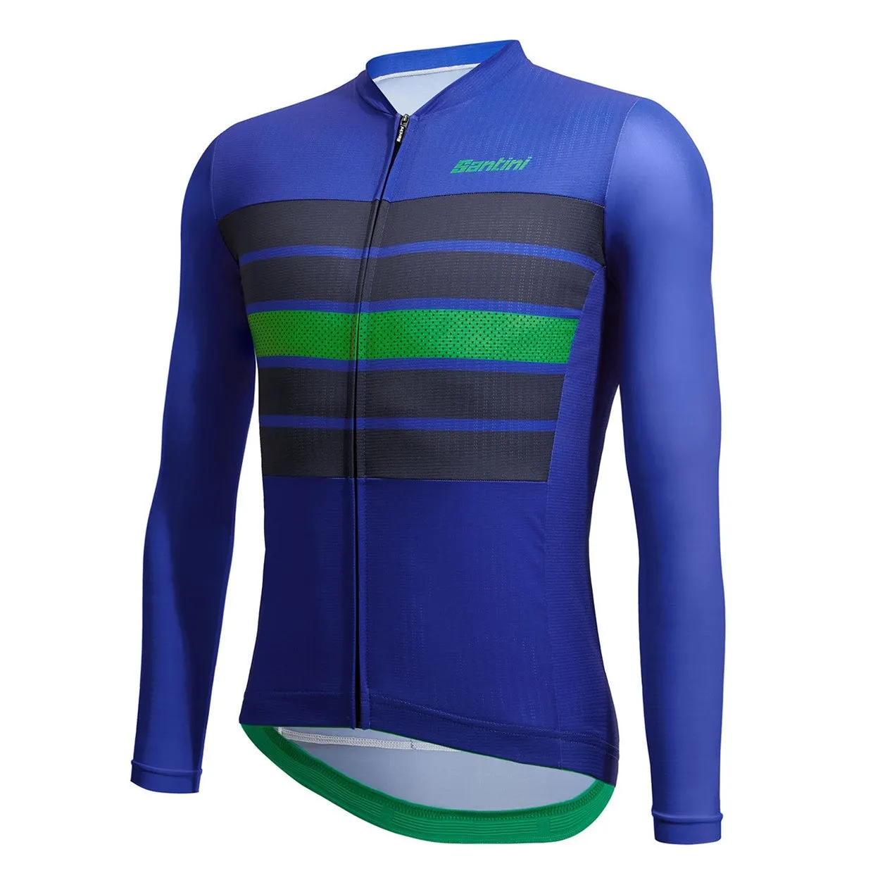 Santini Men's Eco Sleek Bengal LS Jersey