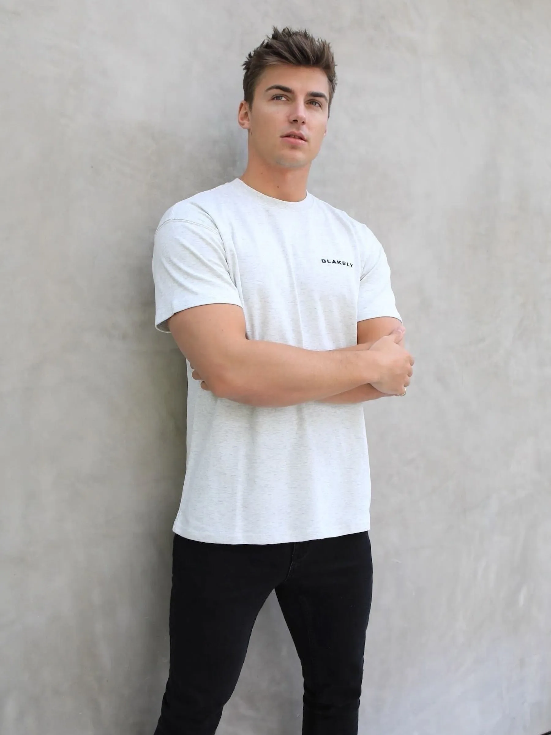 Series Relaxed T-Shirt - Marl White