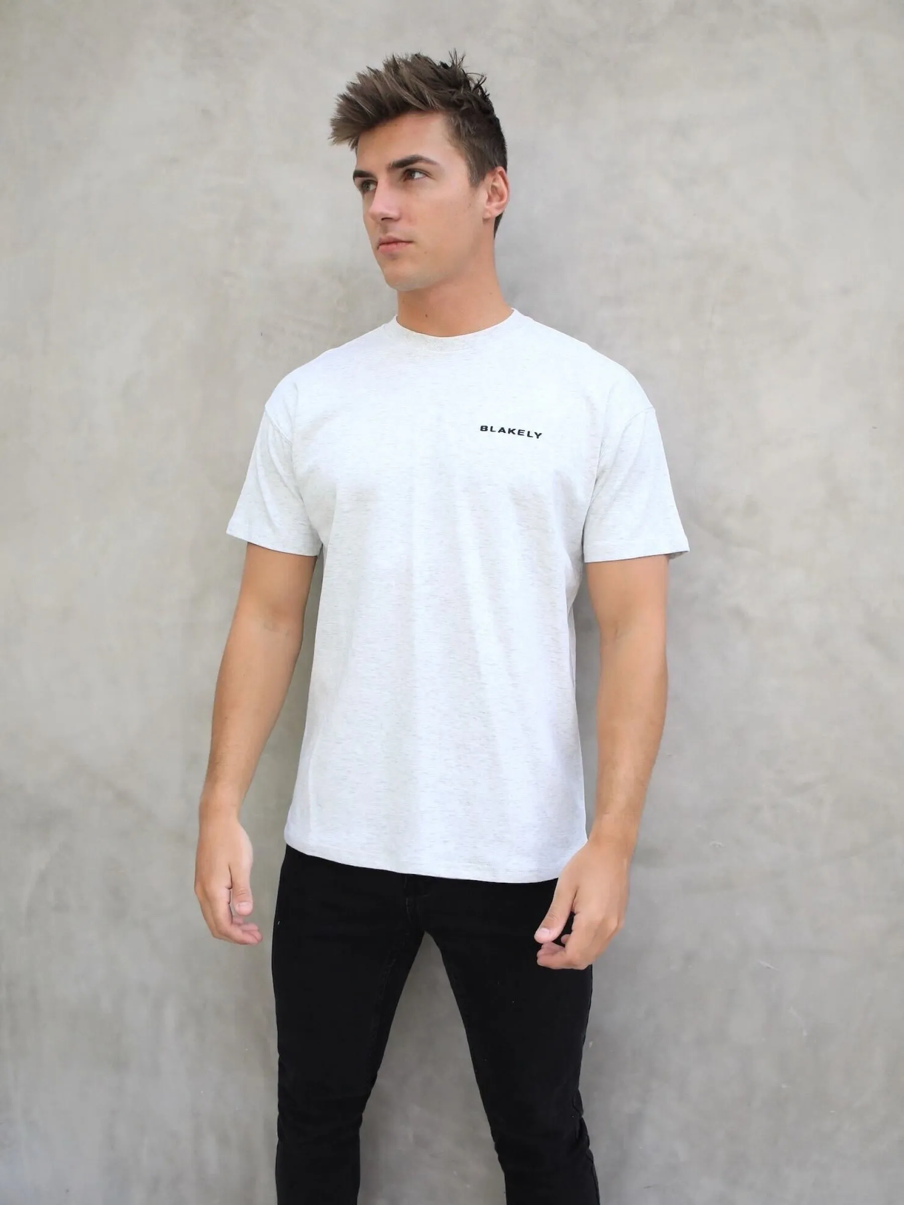 Series Relaxed T-Shirt - Marl White