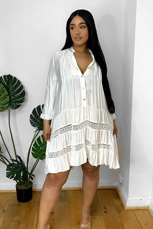 Silk Blend Relaxed Fit Summer Dress