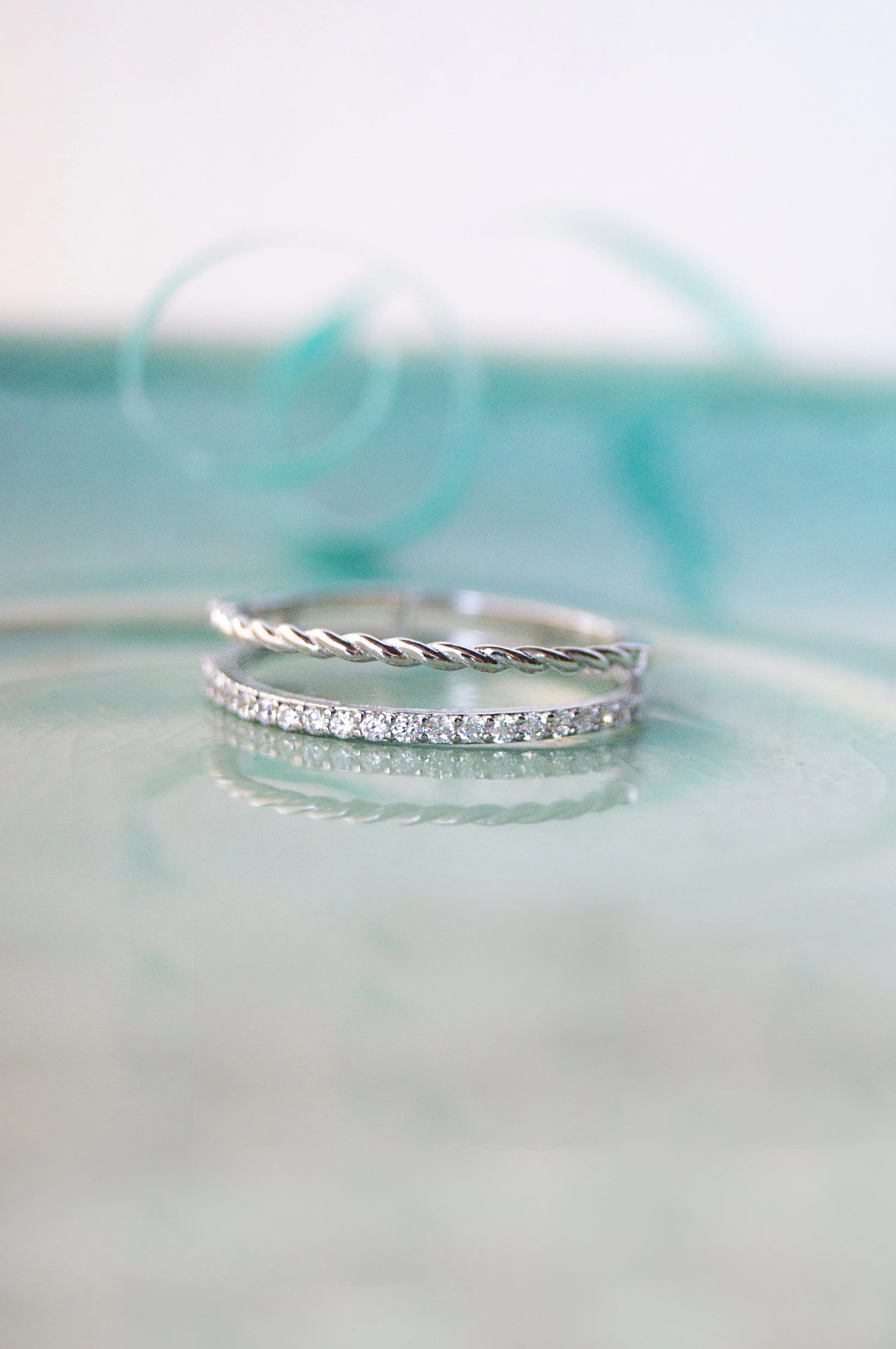 Sleek And Twisty Rose Gold Plated Sterling Silver Ring