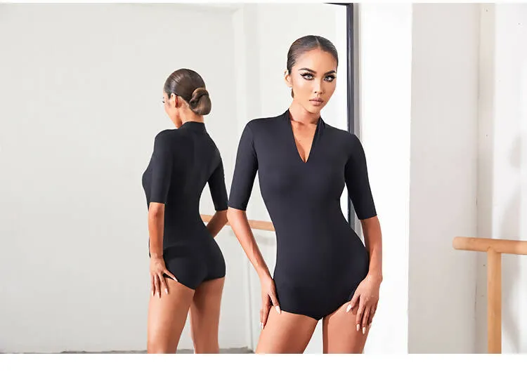 Sleek Noir Dance Wear Body| 2233