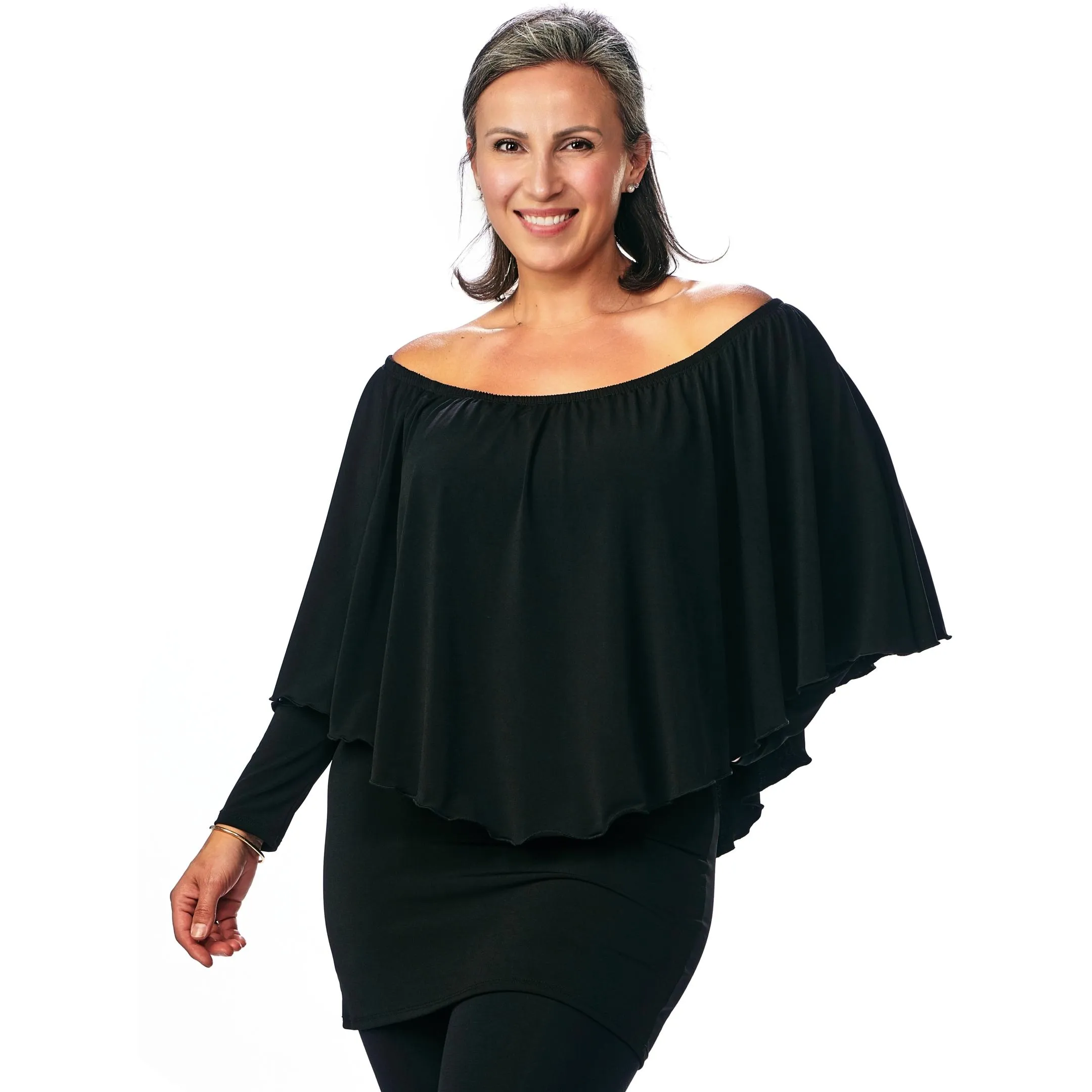 Sleek Peasant Top