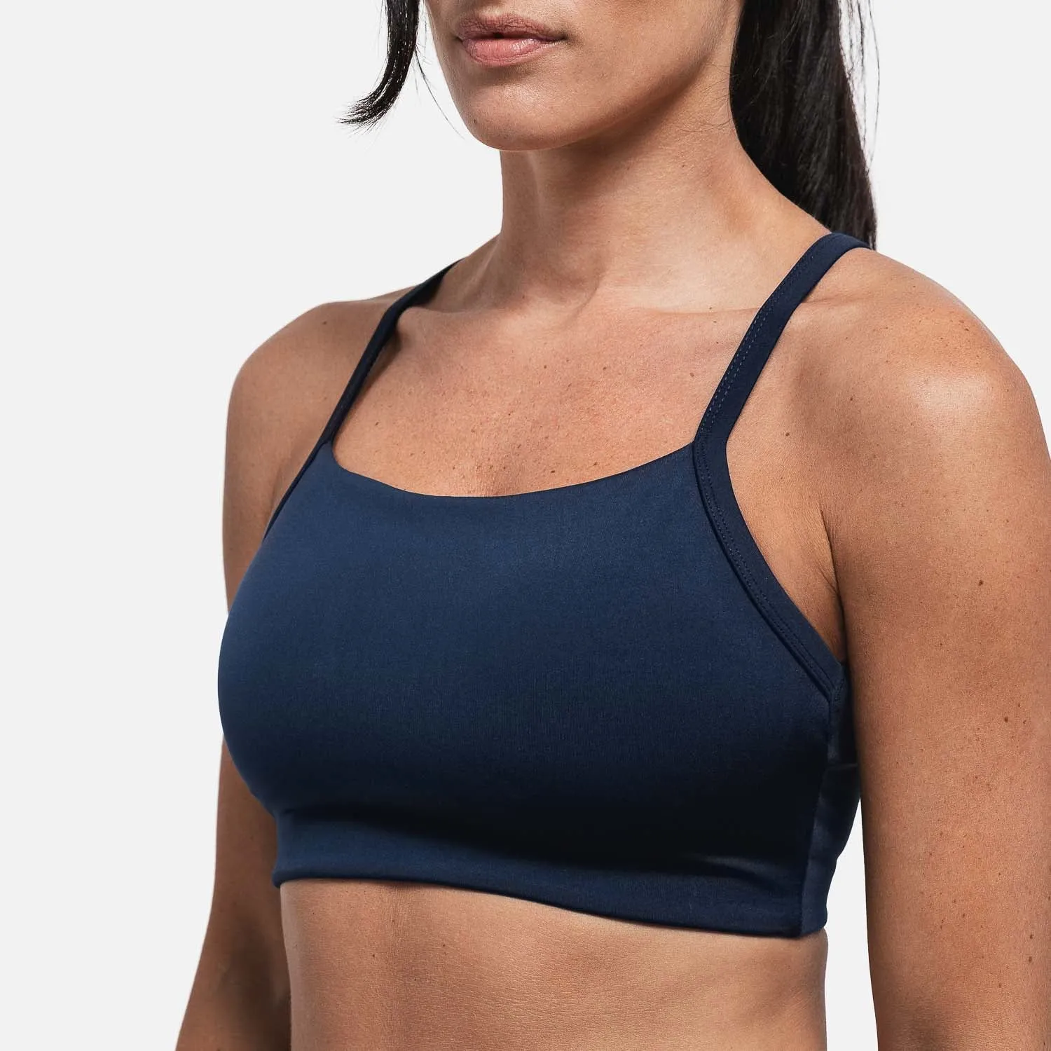 Sleek V-Back Sports Bra