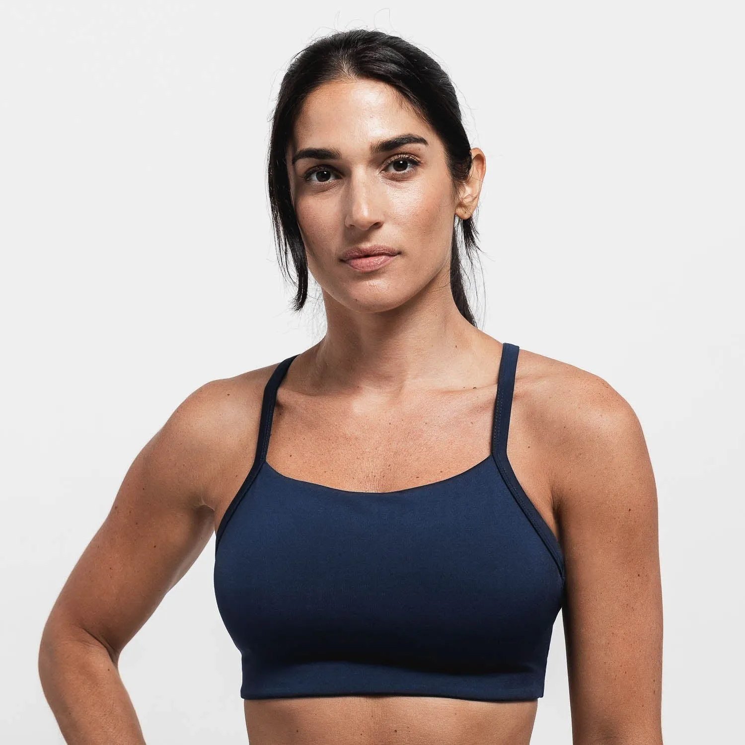 Sleek V-Back Sports Bra