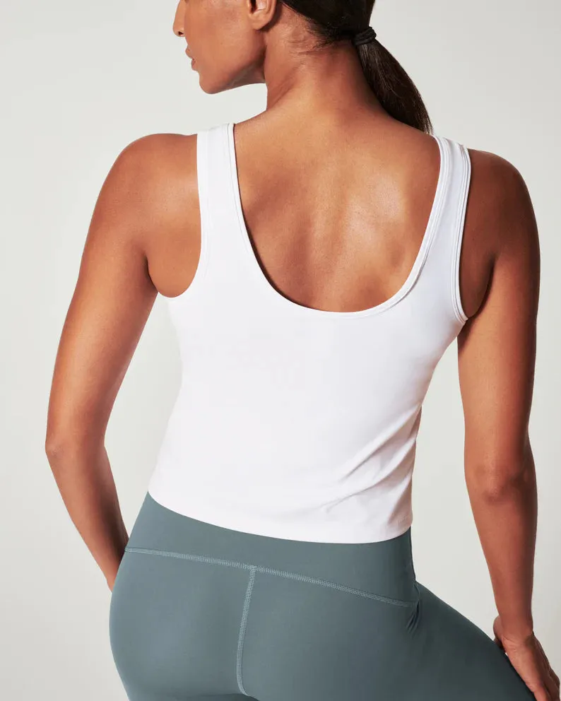 Spanx: The Get Moving Fitted Tank - White