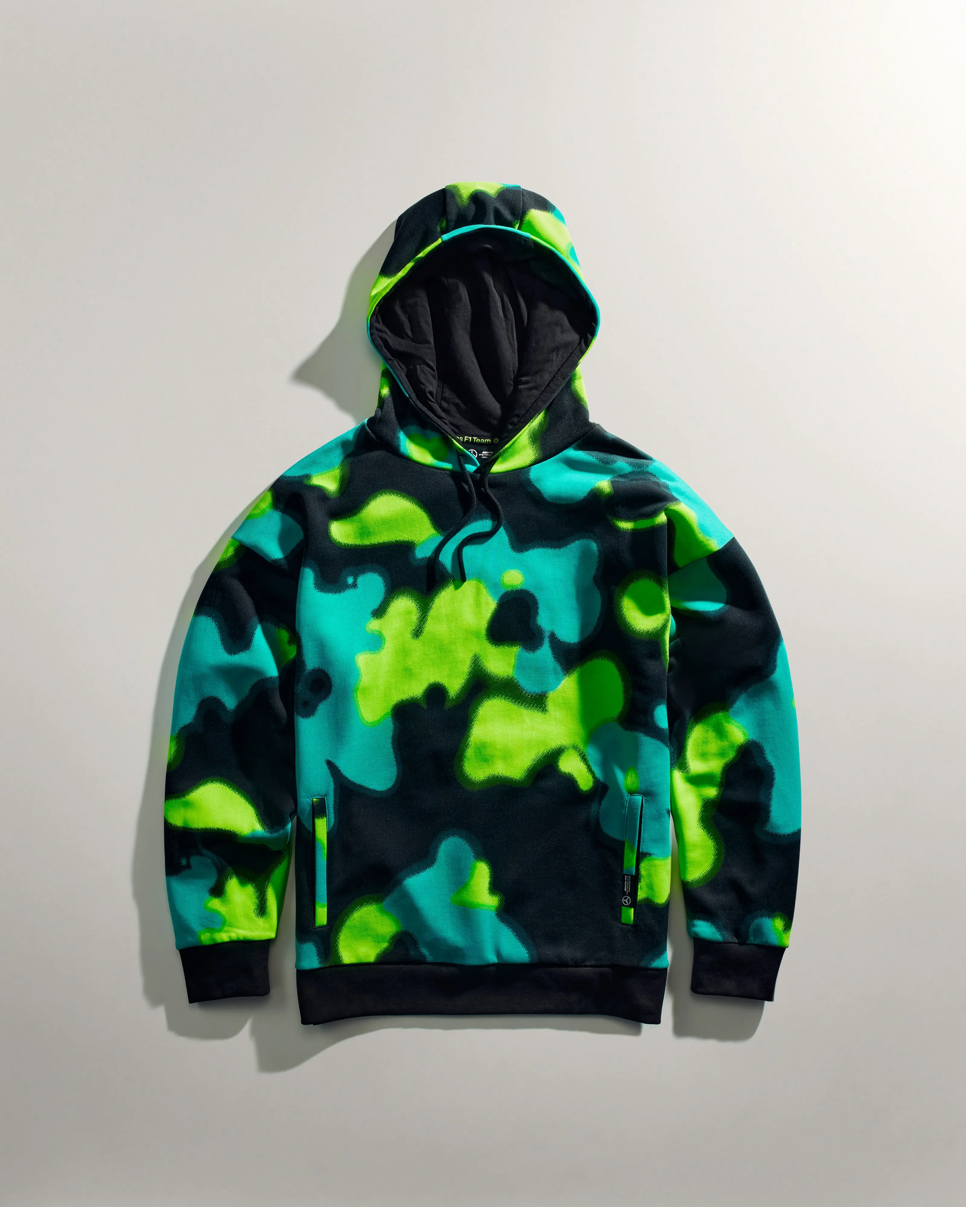 Spray Camo Relaxed Fit Hoody Multicolour