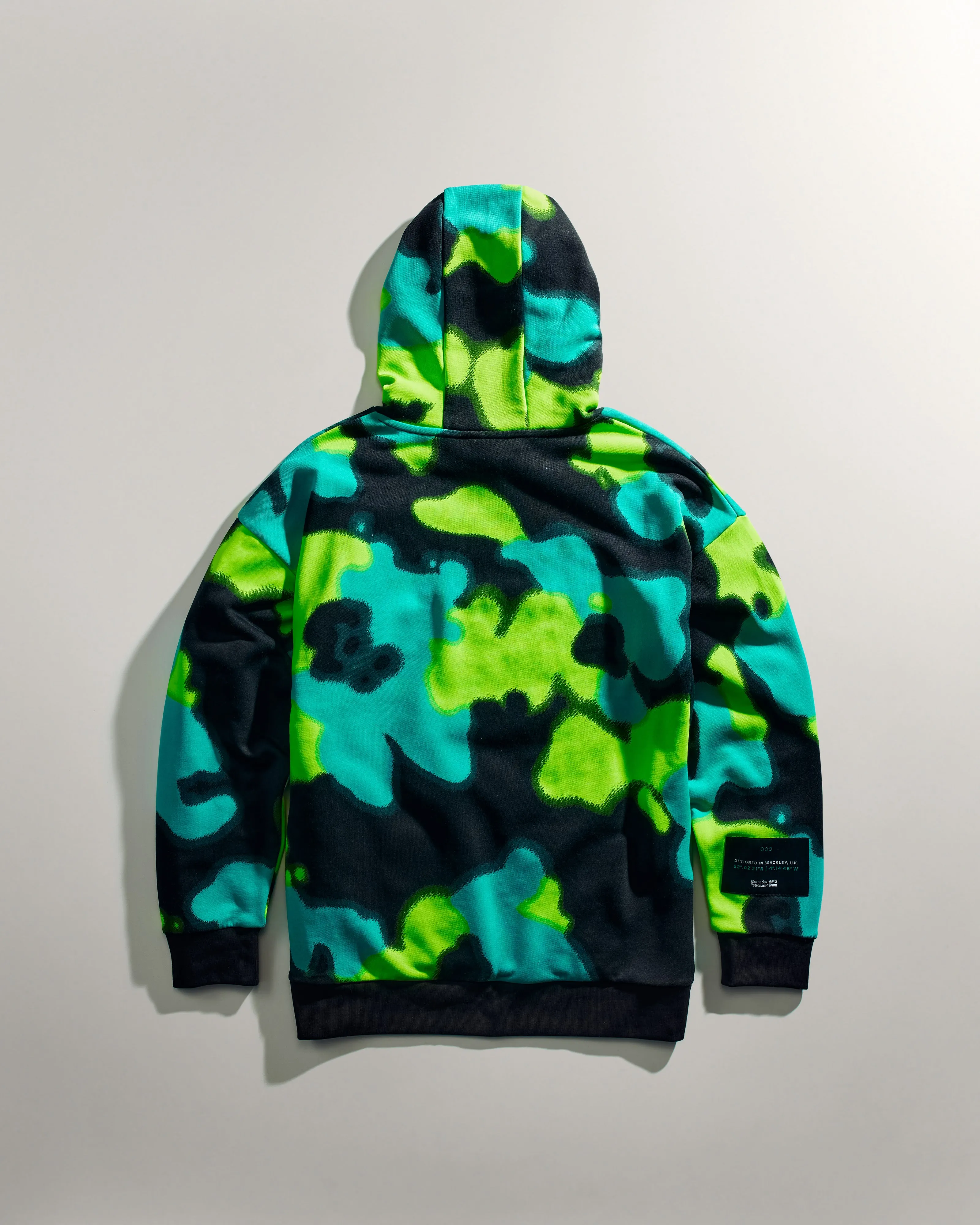 Spray Camo Relaxed Fit Hoody Multicolour