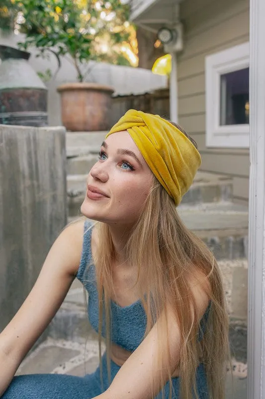 Super Soft Twisted Velvet Headbands