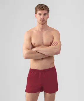 Swim Shorts: Burnt Red