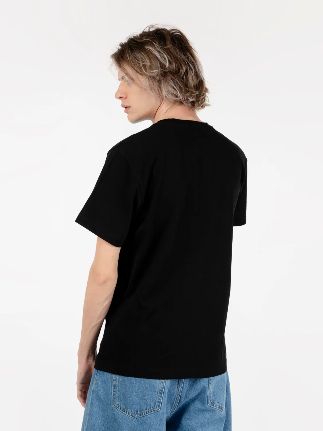 T-shirt established works bold black