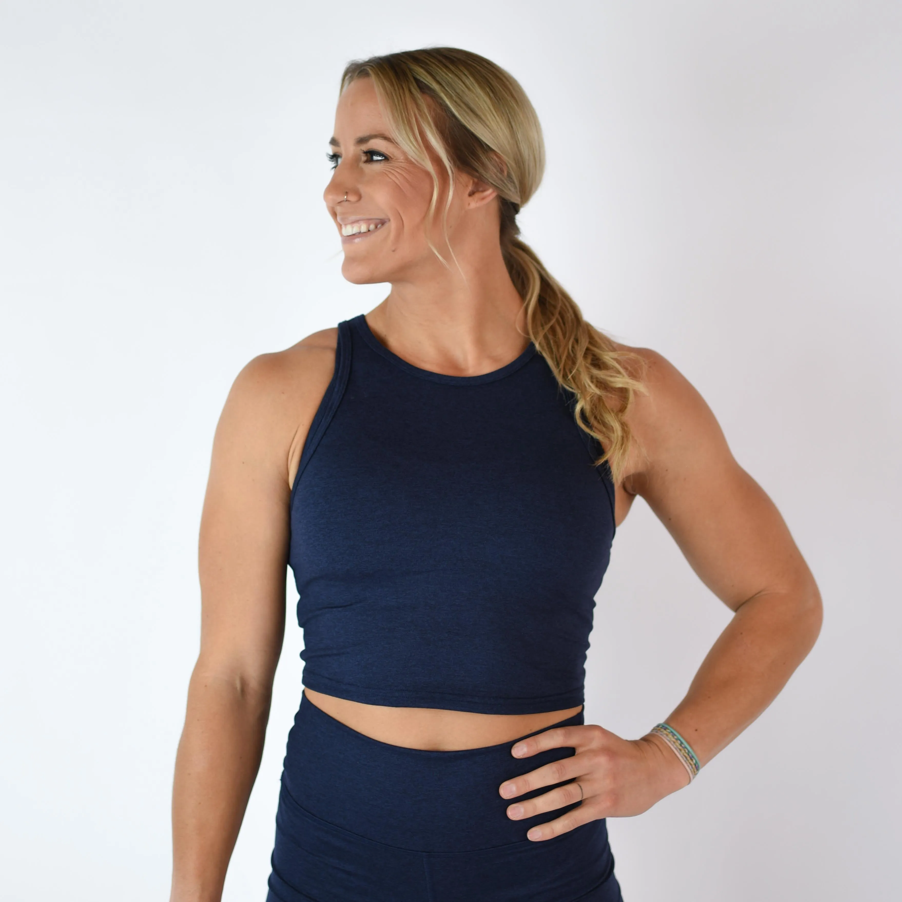 Tempo Crop Tank - Fitted