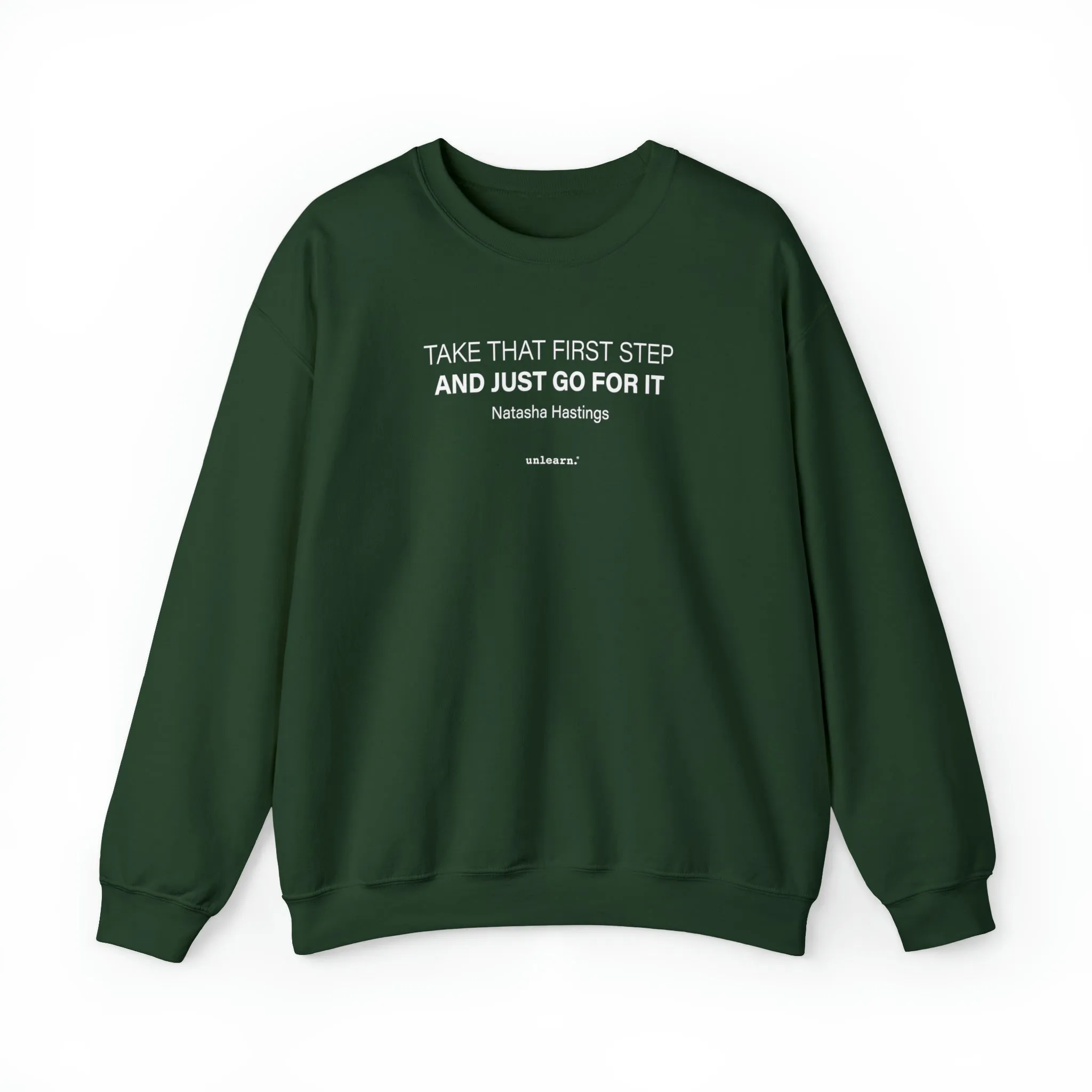 That First Step - Relaxed Fit Crewneck Sweatshirt