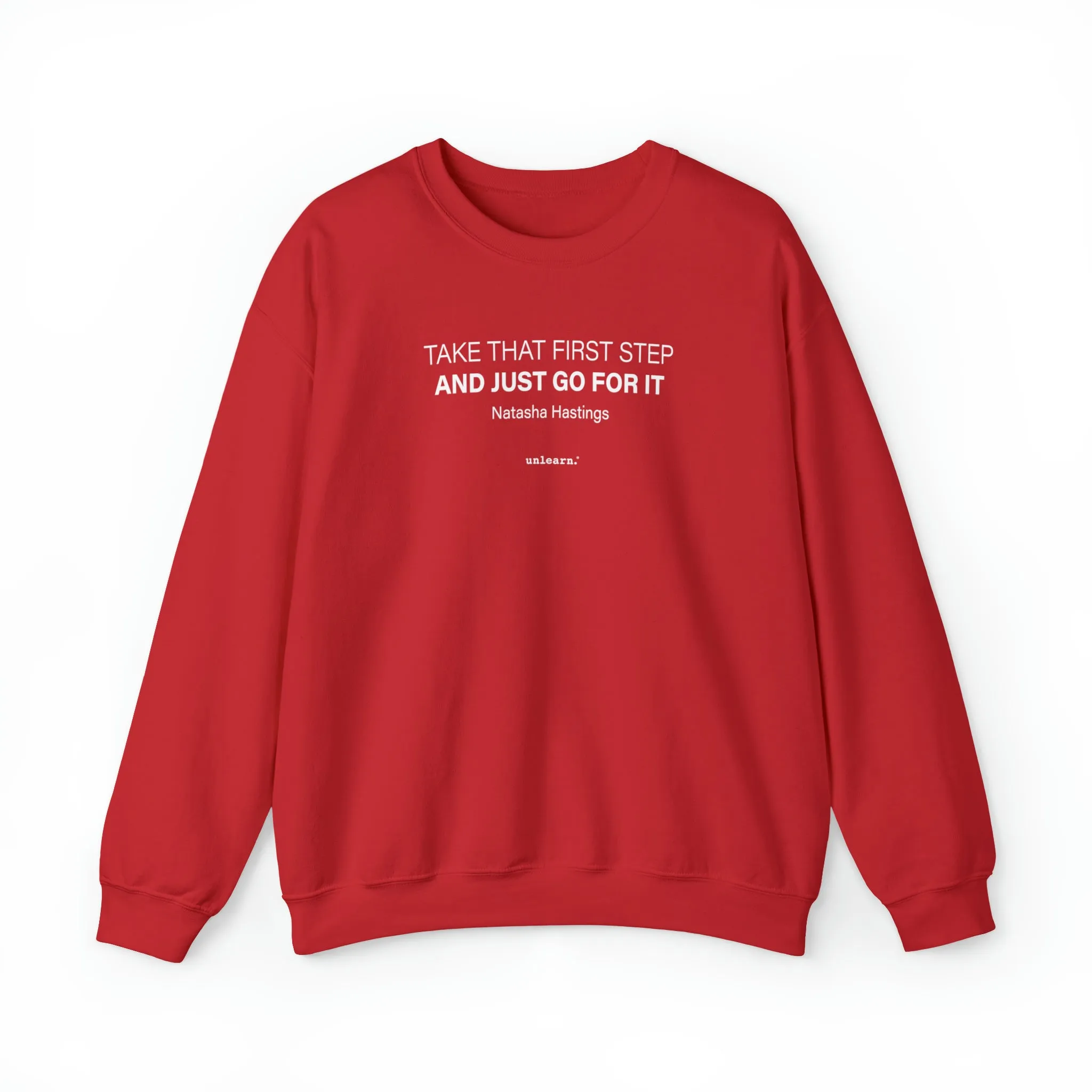 That First Step - Relaxed Fit Crewneck Sweatshirt