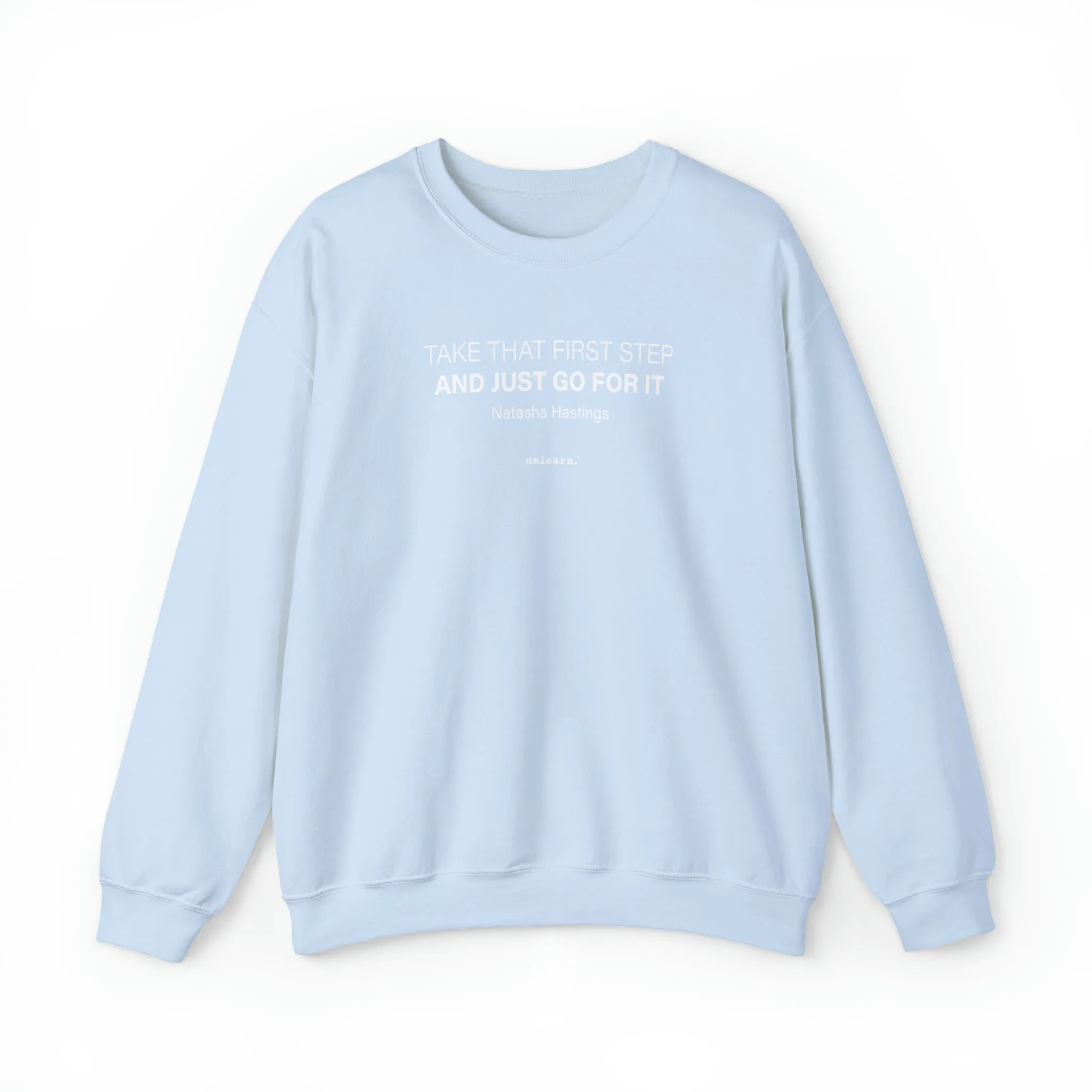 That First Step - Relaxed Fit Crewneck Sweatshirt