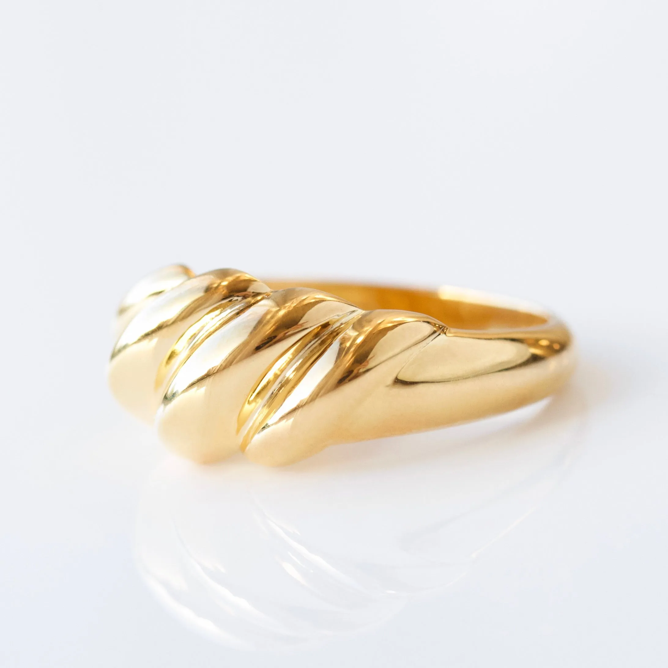 Vintage Croissant Ring