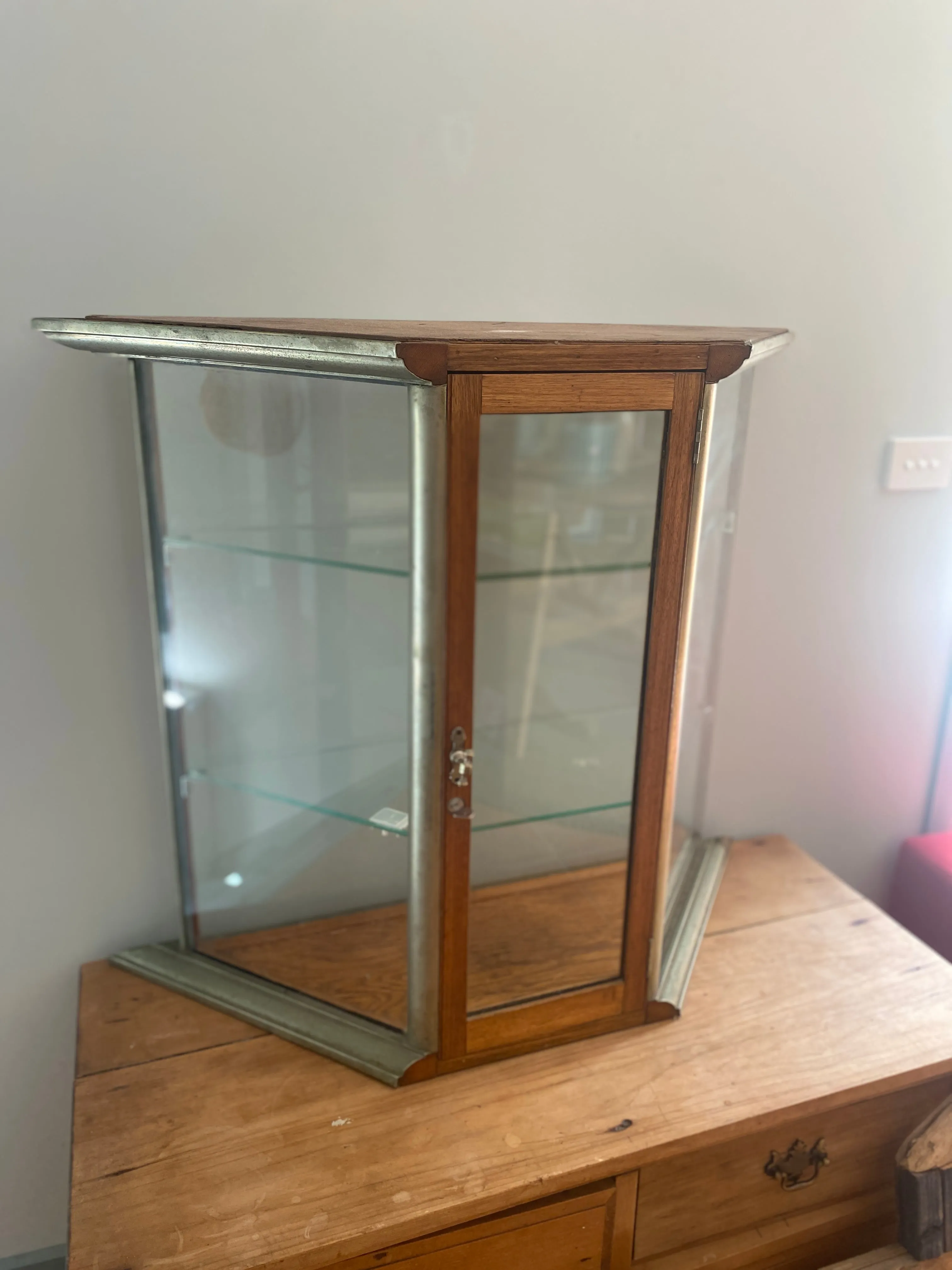 Vintage display cabinet