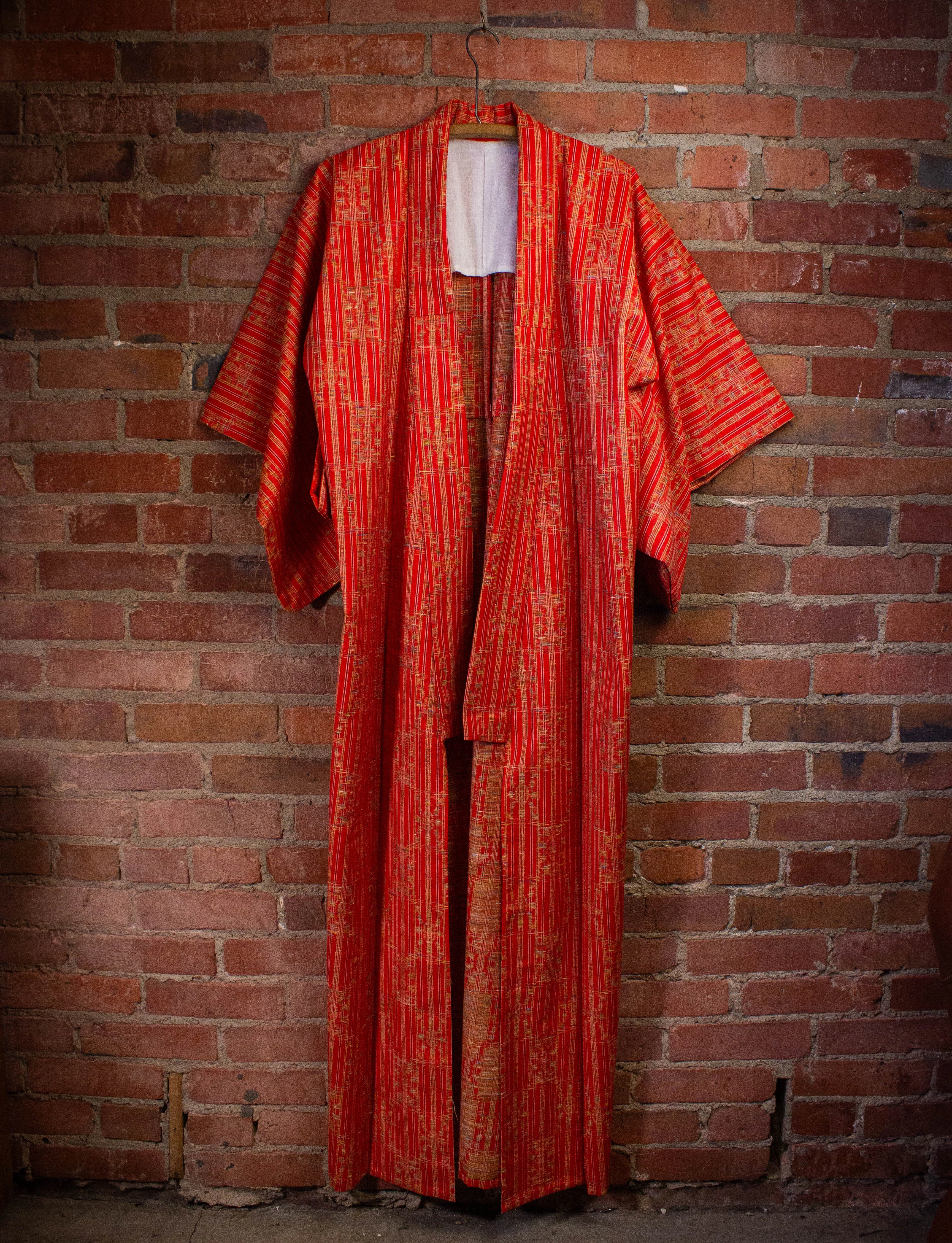 Vintage Japanese Yukata Orange