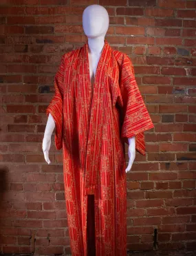 Vintage Japanese Yukata Orange