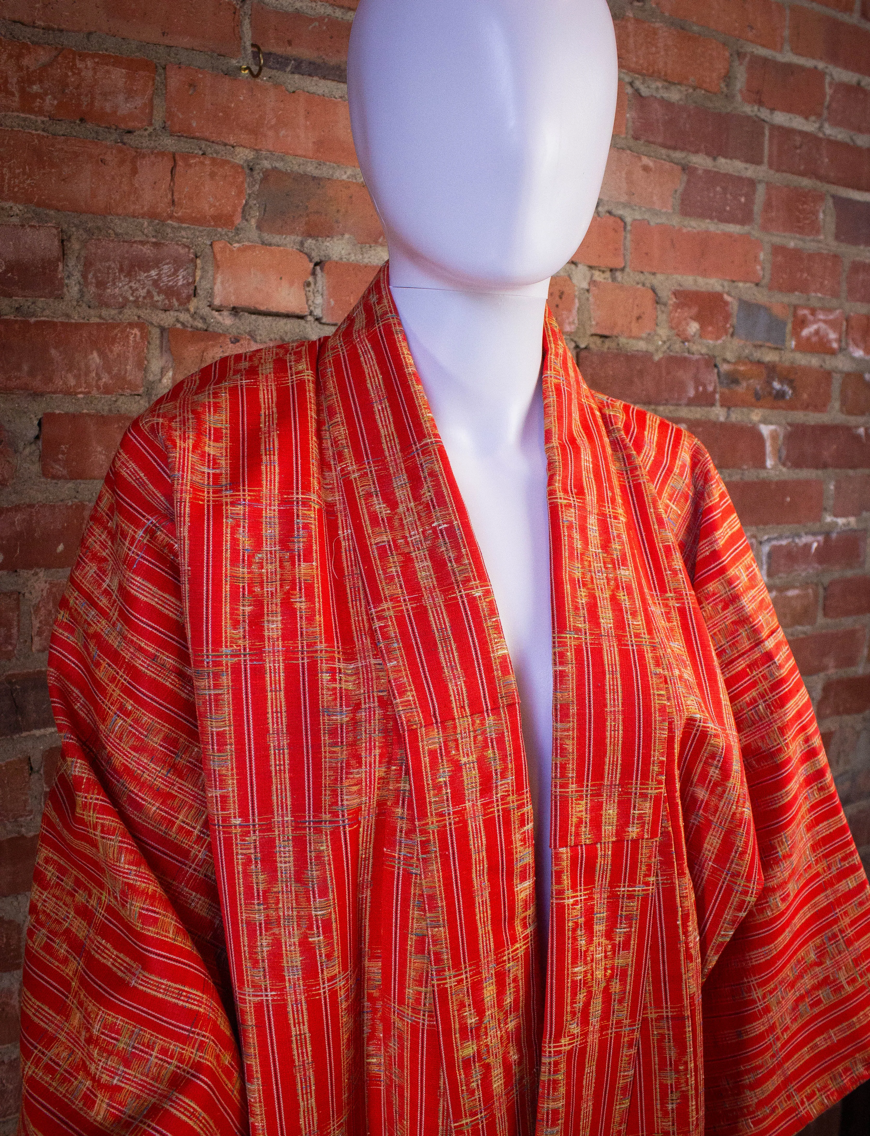 Vintage Japanese Yukata Orange