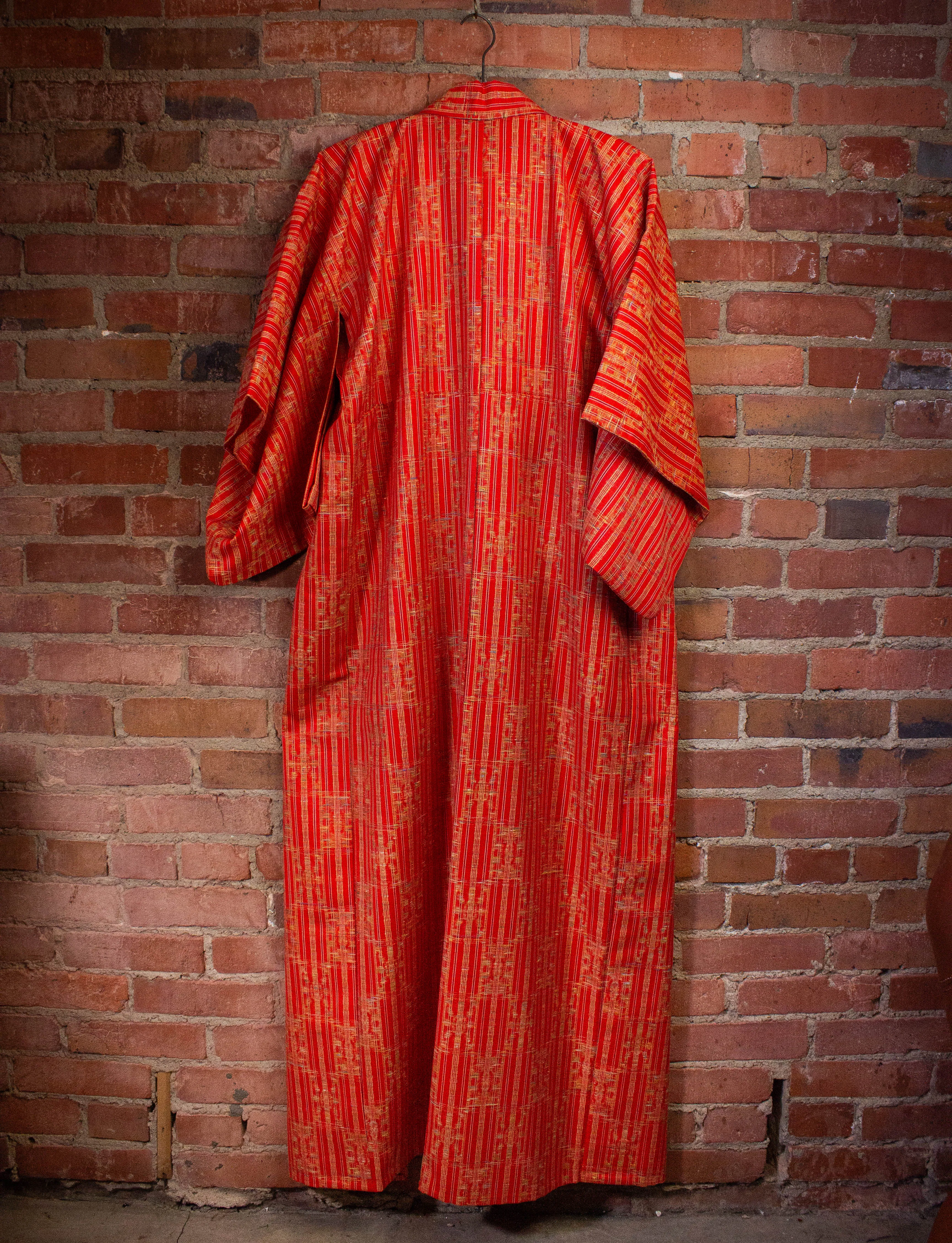 Vintage Japanese Yukata Orange